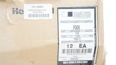 Honeywell F300 Fibre-Metal Faceshield Headgear  Polycarbonate - Box of 12